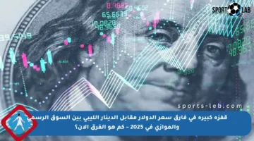 قفزة كبيرة في فارق سعر الدولار مقابل الدينار الليبي بين السوق الرسمي والموازي في 2025 – كم هو الفرق الآن؟